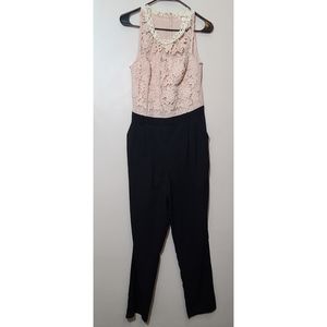 Women's Marineblue Nude Black Jumpsuit